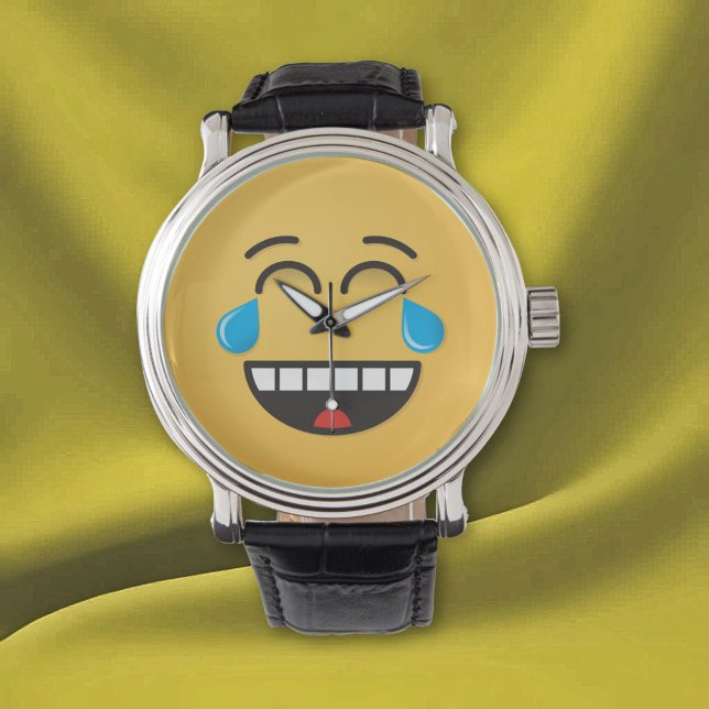 Reloj De Pulsera Cara Con Lágrimas de Alegría (Subido por el creador)