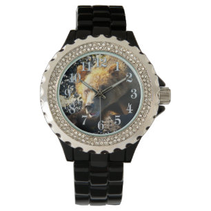Reloj De Pulsera Cara costera del oso grizzly - foto de la fauna