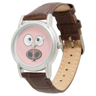 Reloj De Pulsera Cara de cerdo