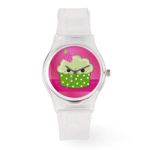 Reloj De Pulsera Cara de Cupcake