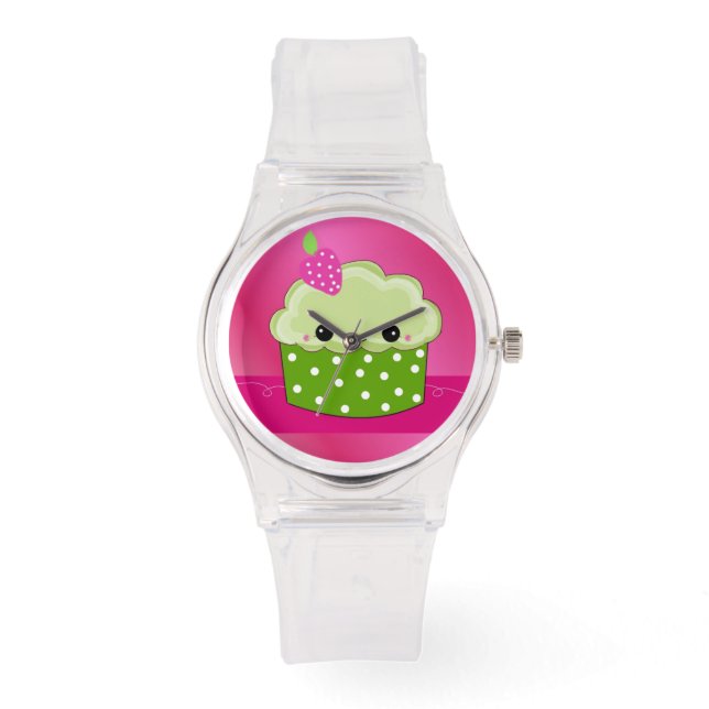 Reloj De Pulsera Cara de Cupcake (Anverso)