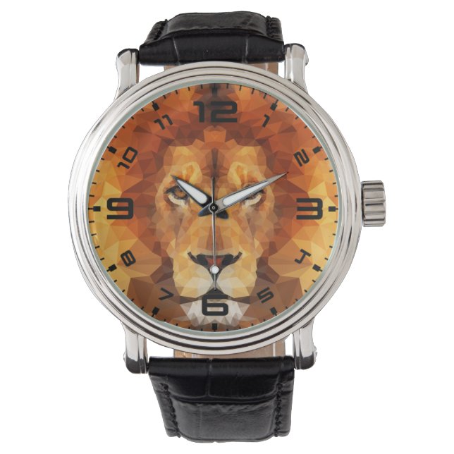 Reloj De Pulsera Cara de león de popa baja-65764 (Anverso)