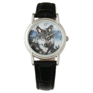 Reloj De Pulsera Cara de lobo