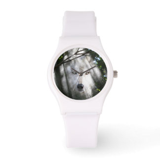 Reloj De Pulsera Cara de lobo en un rayo de sol