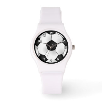Reloj De Pulsera Cara de observación de bolas de fútbol