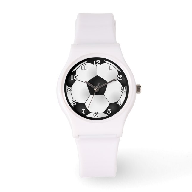 Reloj De Pulsera Cara de observación de bolas de fútbol (Anverso)