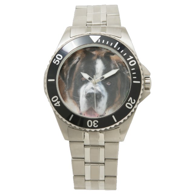 Reloj De Pulsera Cara de San Bernard (Anverso)