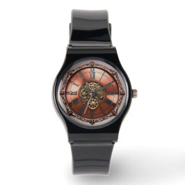 Reloj De Pulsera Cara de tiempo de cobre de Steampunk