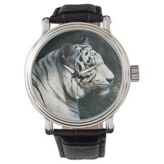 Reloj De Pulsera Cara de tigre blanco