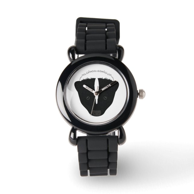 Reloj De Pulsera Cara de zorrillo (Anverso)