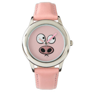 Reloj De Pulsera Cara del cerdo