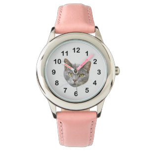 Reloj De Pulsera Cara del gato