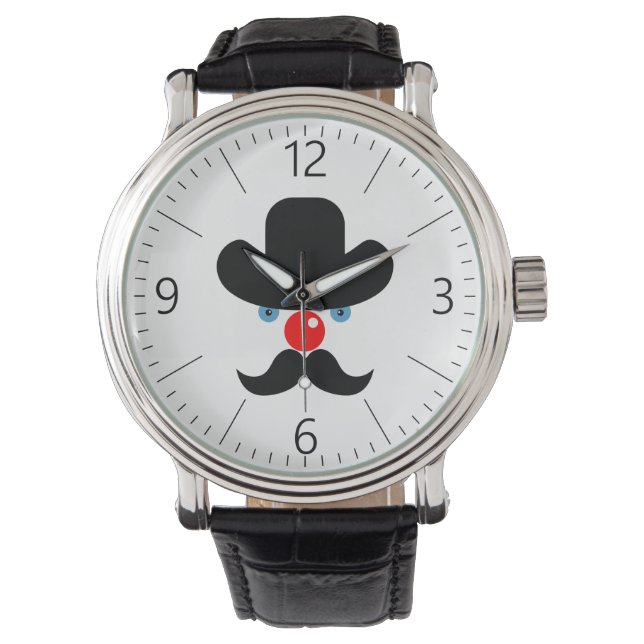 Reloj De Pulsera Cara divertida de payaso (Anverso)