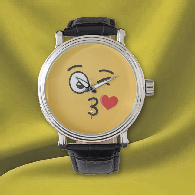 Reloj De Pulsera Cara lanzando un beso (Subido por el creador)