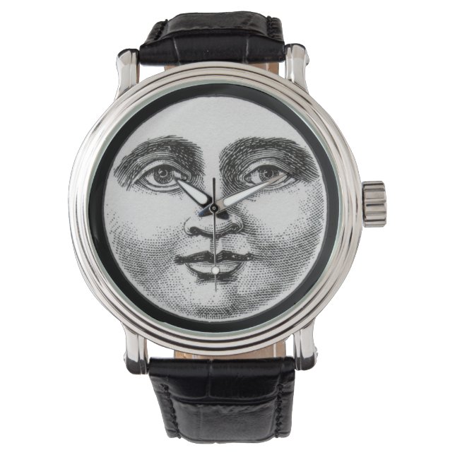 Reloj De Pulsera Cara lunar (Anverso)