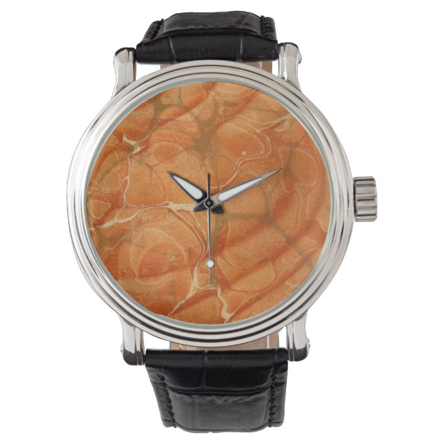 Reloj De Pulsera Cara naranja (Anverso)