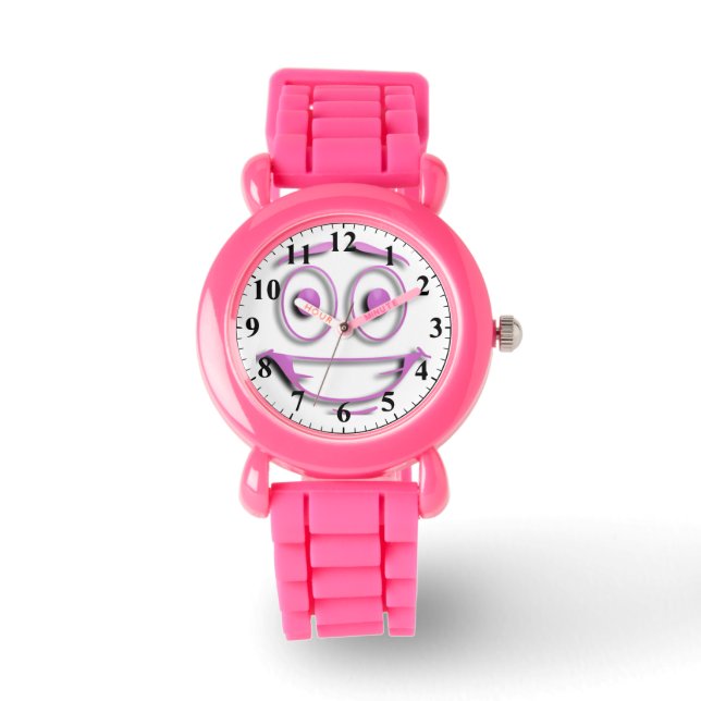 Reloj De Pulsera Cara Personalizado divertida (Anverso)