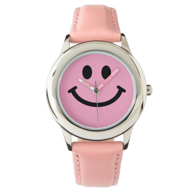 Reloj De Pulsera Cara rosa (Anverso)