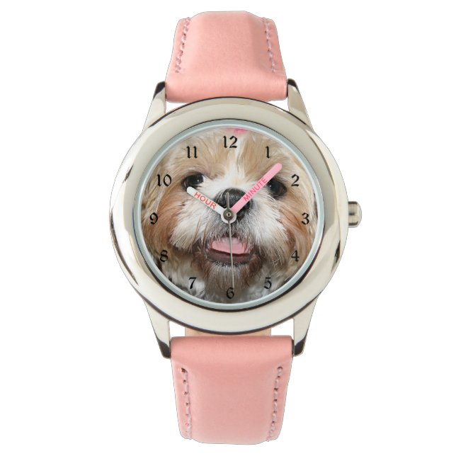 Reloj De Pulsera Cara Shih Tzu (Anverso)