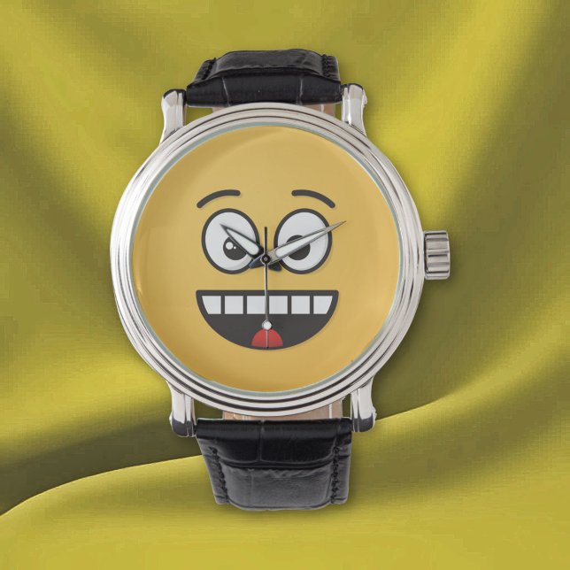 Reloj De Pulsera Cara sonriente con boca abierta (Subido por el creador)