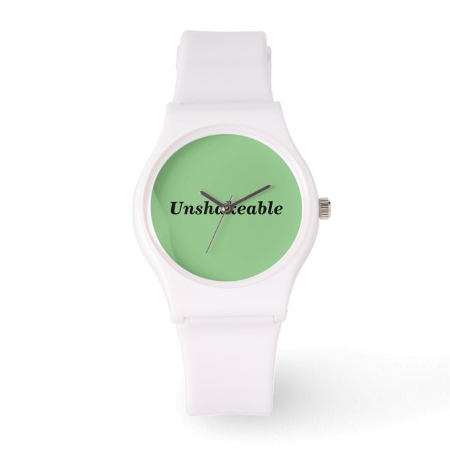 Reloj De Pulsera Cara verde deportiva (Anverso)