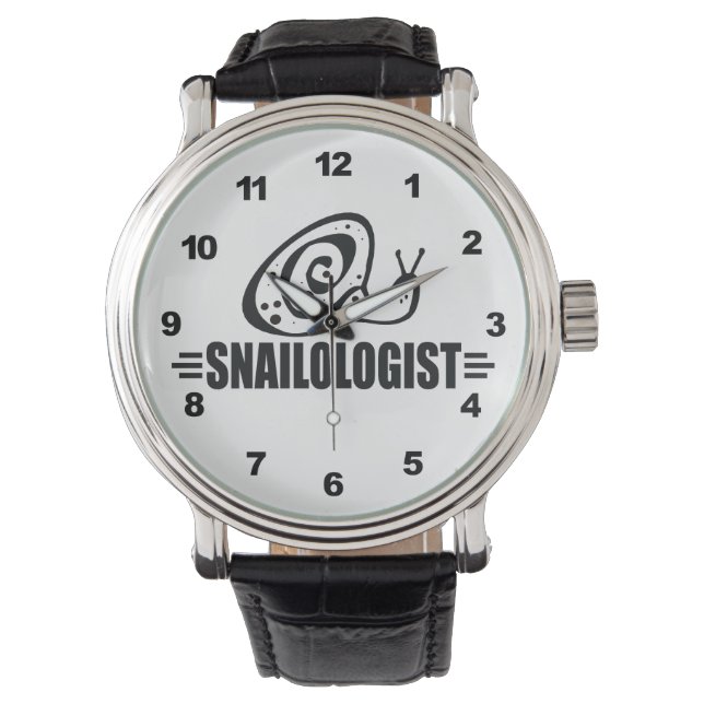 Reloj De Pulsera Caracol divertido (Anverso)
