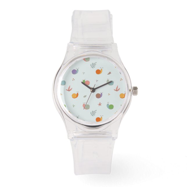 Reloj De Pulsera Caracoles divertidos (Anverso)