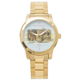 Reloj De Pulsera Caravana de madera clásica de época