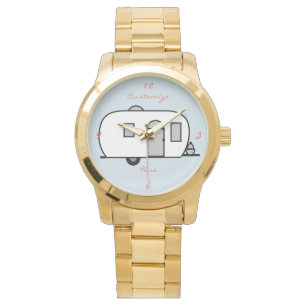 Reloj De Pulsera Caravana minúscula gitana redondeada modificada