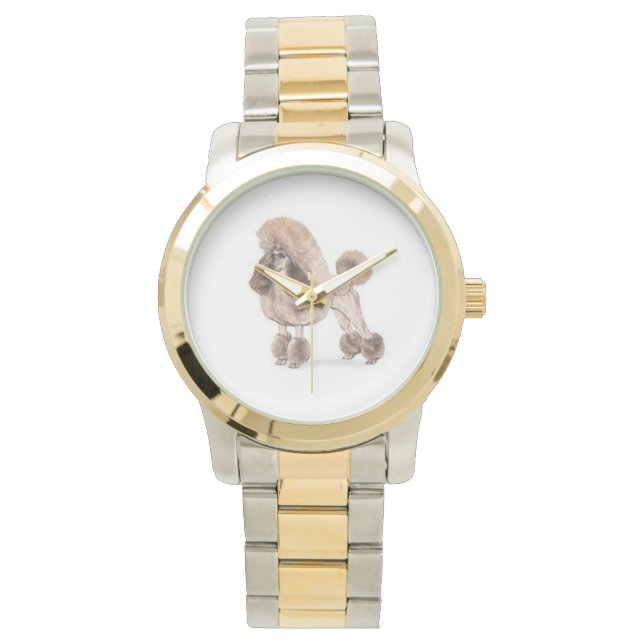 Reloj De Pulsera Carbón — Mostrar carne de vaca (Anverso)