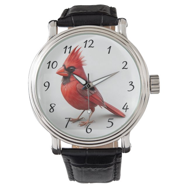Reloj De Pulsera cardenal rojo (Anverso)