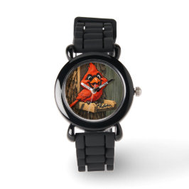 Reloj De Pulsera Caricatura de cardenal