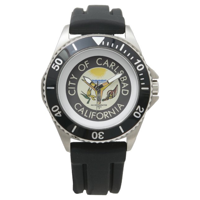 Reloj De Pulsera Carlsbad (California) City Seal (Anverso)