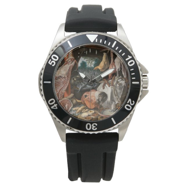Reloj De Pulsera Carnicero (por Pieter Aertsen) (Anverso)