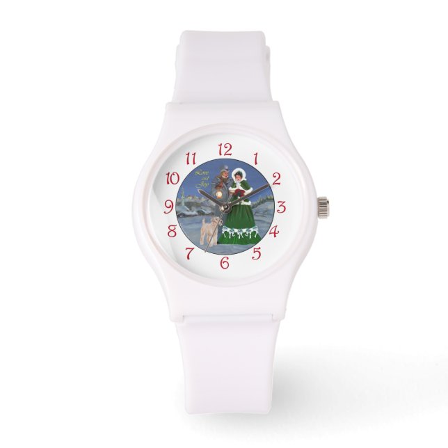 Reloj De Pulsera Caroles de Navidad (Anverso)