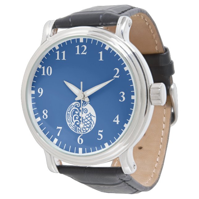 Reloj De Pulsera Carpa y oleaje (Angular)