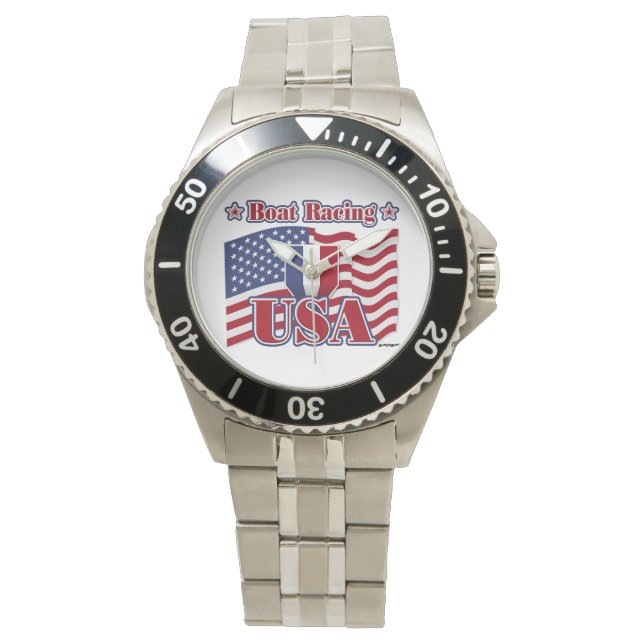 Reloj De Pulsera Carreras de Barcos USA (Anverso)