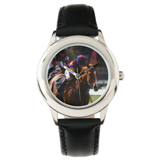 Reloj De Pulsera Carreras de caballos (Anverso)