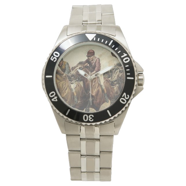 Reloj De Pulsera CARRERAS de caballos superior (Anverso)