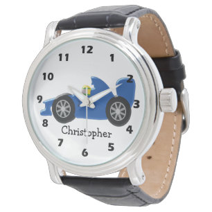 Reloj De Pulsera Carreras Diseño de Coche Añadir Nombre