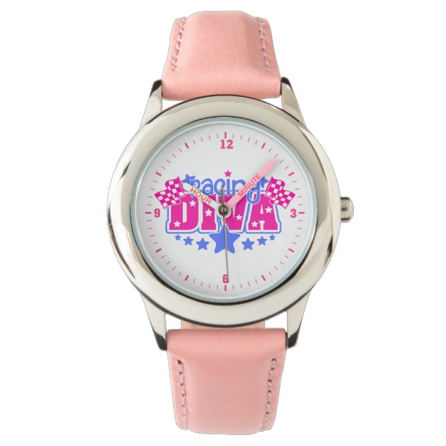 Reloj De Pulsera Carreras Diva Chicas Watch (Anverso)