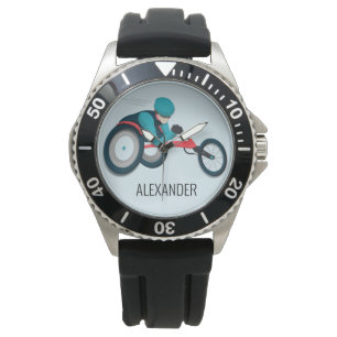 Reloj De Pulsera Carreras en silla de ruedas
