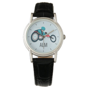 Reloj De Pulsera Carreras en silla de ruedas