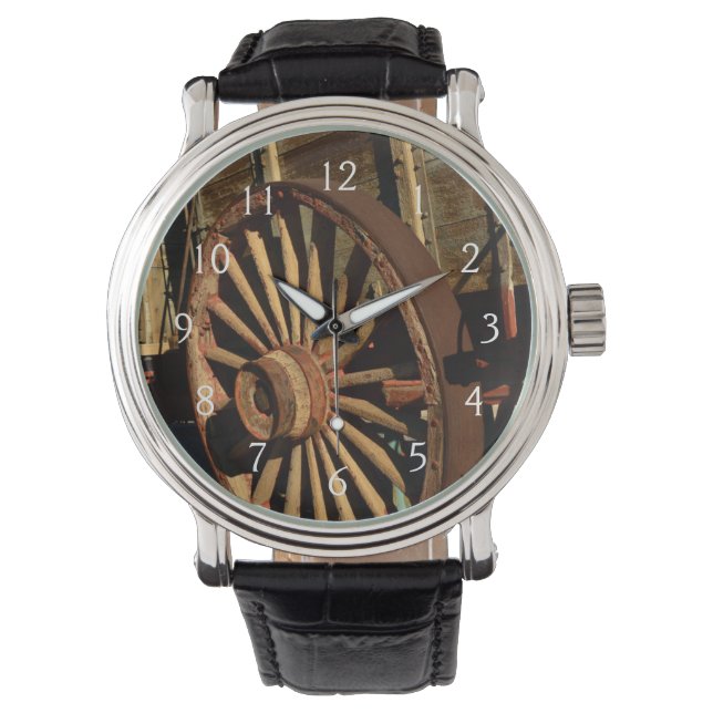 Reloj De Pulsera Carro antiguo de tren de mulas (Anverso)