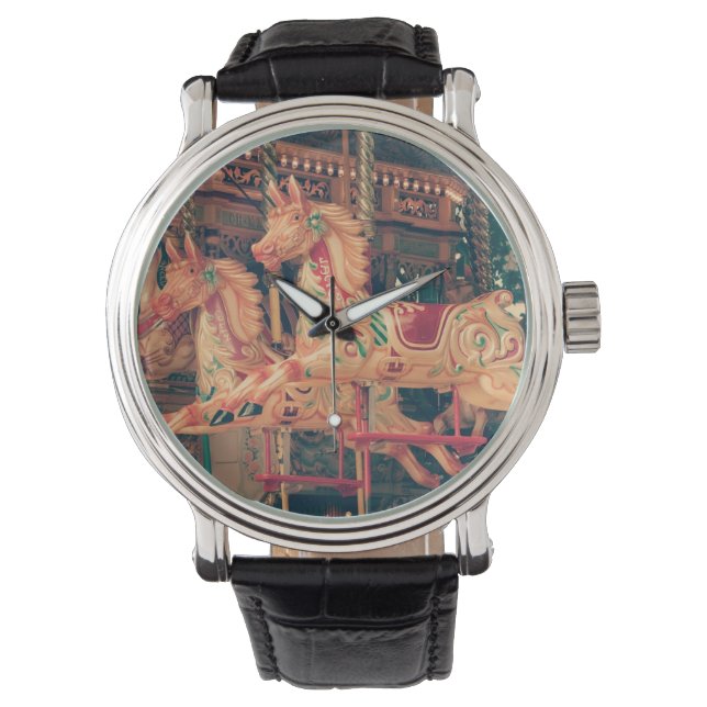 Reloj De Pulsera Carrusel Antiguo (Anverso)