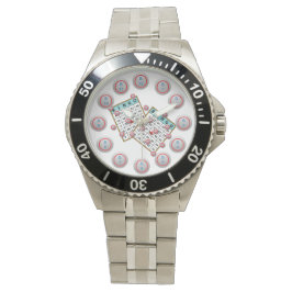 Reloj De Pulsera Cartas de Bingo y bolas