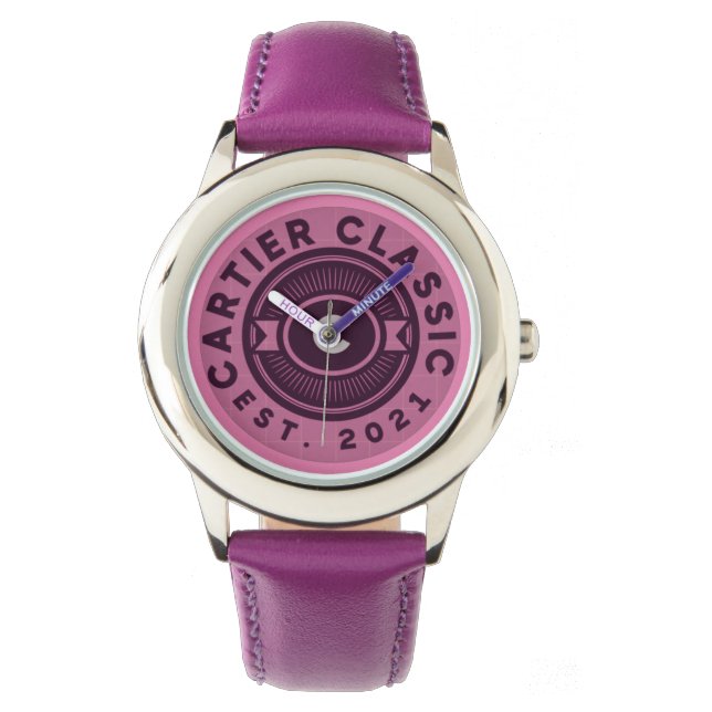 Reloj De Pulsera Cartier Classic Signature Purple (Anverso)