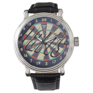 Reloj De Pulsera Cartón Con Logo De Dardos,