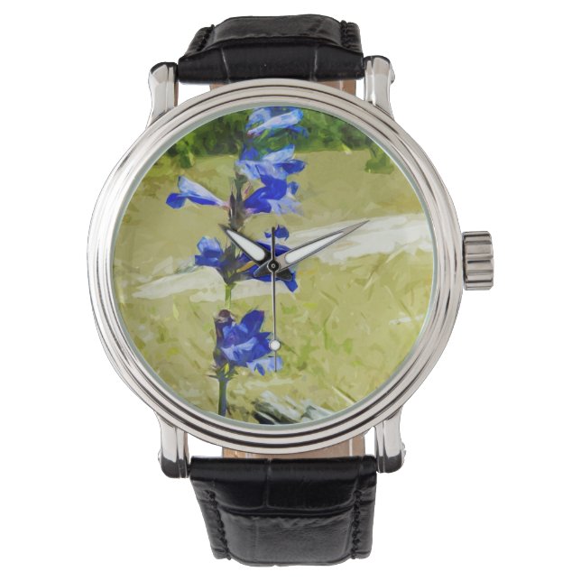 Reloj De Pulsera Carys Beardlanguage Flower Resumen Impresionismo (Anverso)
