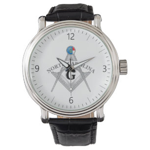 Reloj De Pulsera Casa de masonería del estado de Carolina del Norte